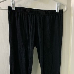 Cute Xhilaration black leggings with lace cuffs